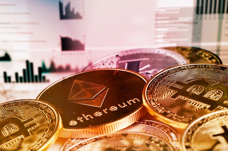 Physical representation of crypto assets.